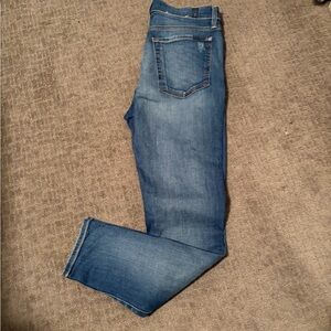 7 For All Mankind High Waist Ankle Skinny Jeans